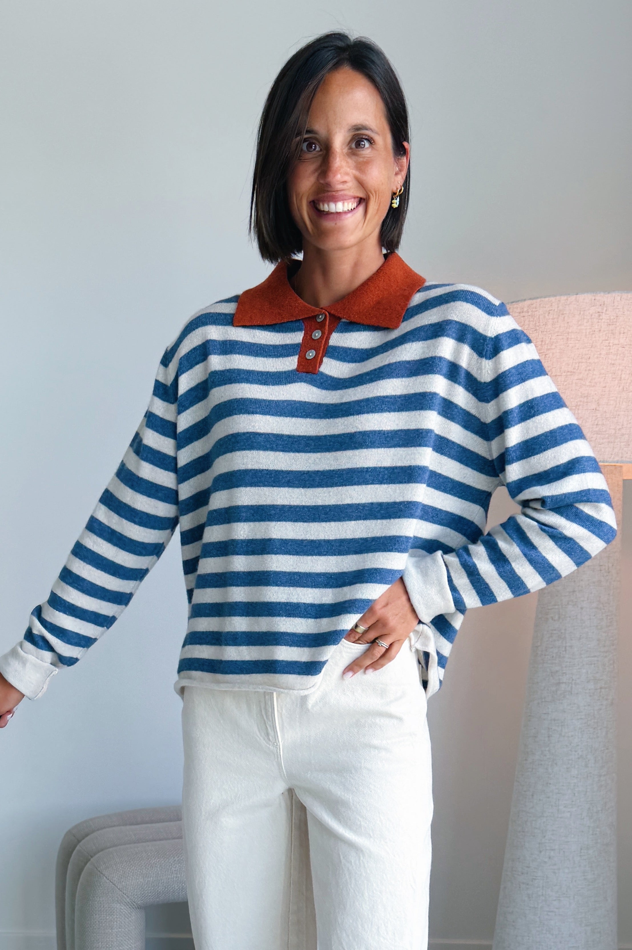 Robin polo blauw