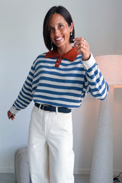 Robin polo blauw