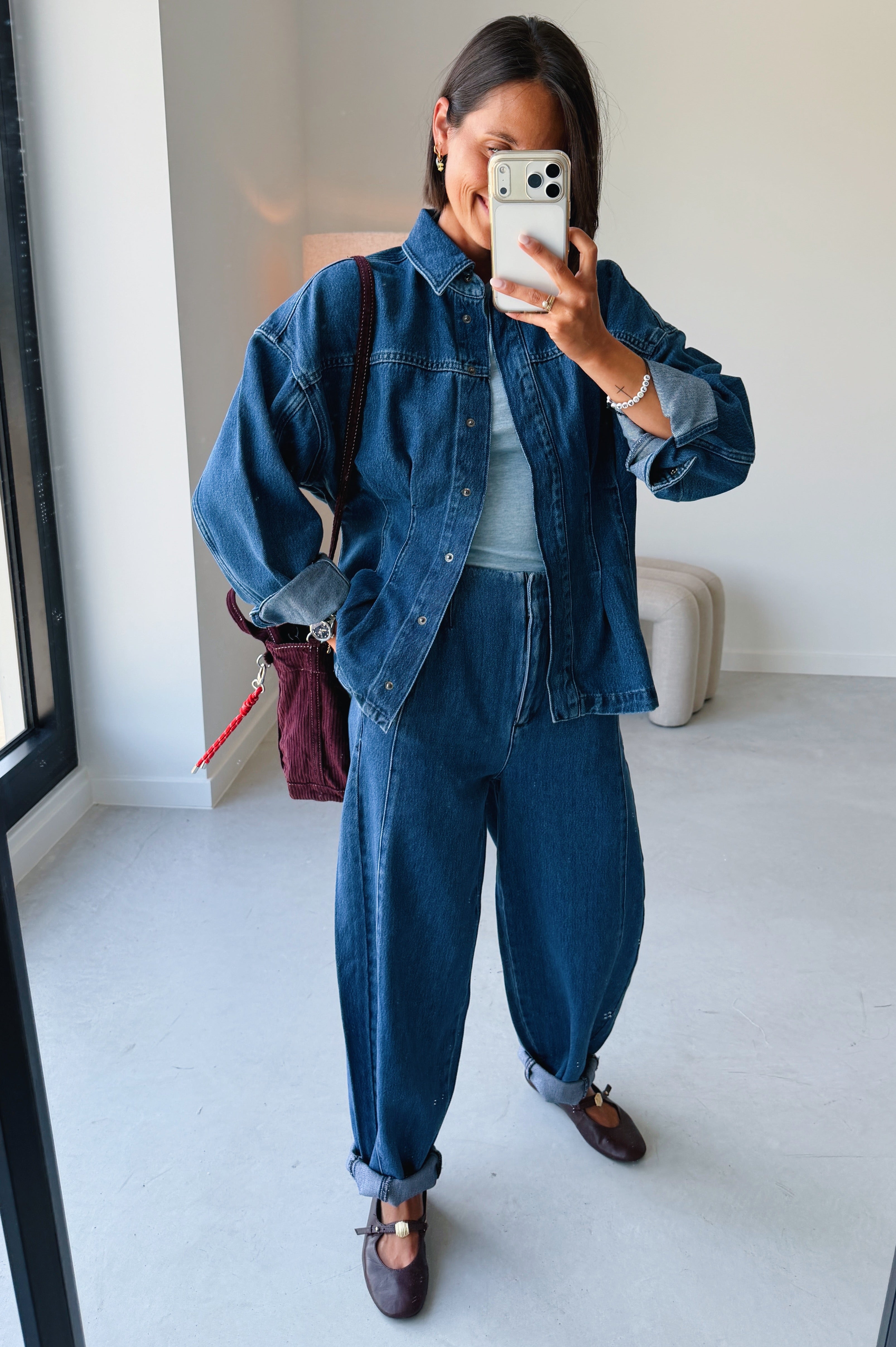 Thruster barrel jeans