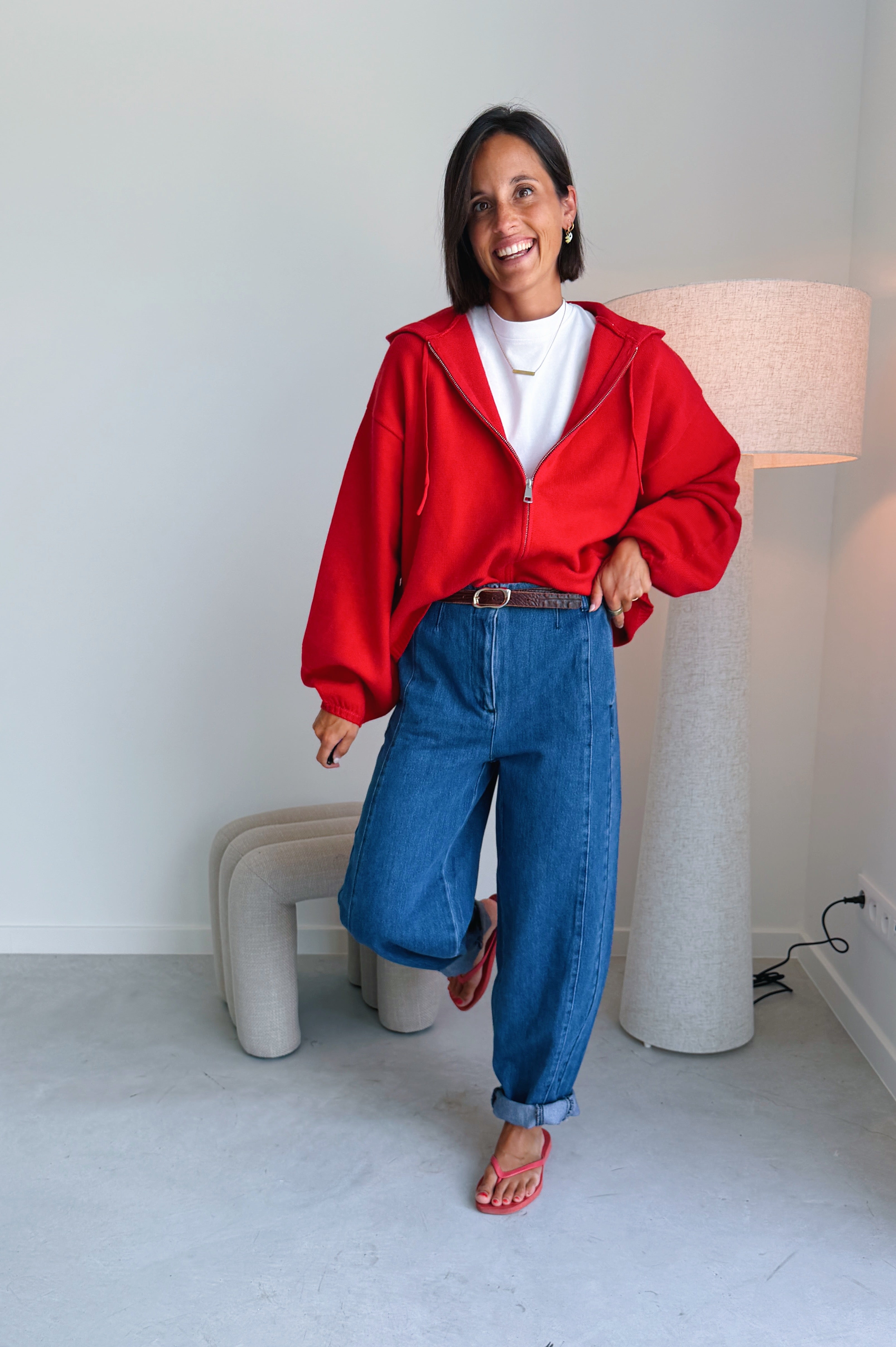 Thruster barrel jeans