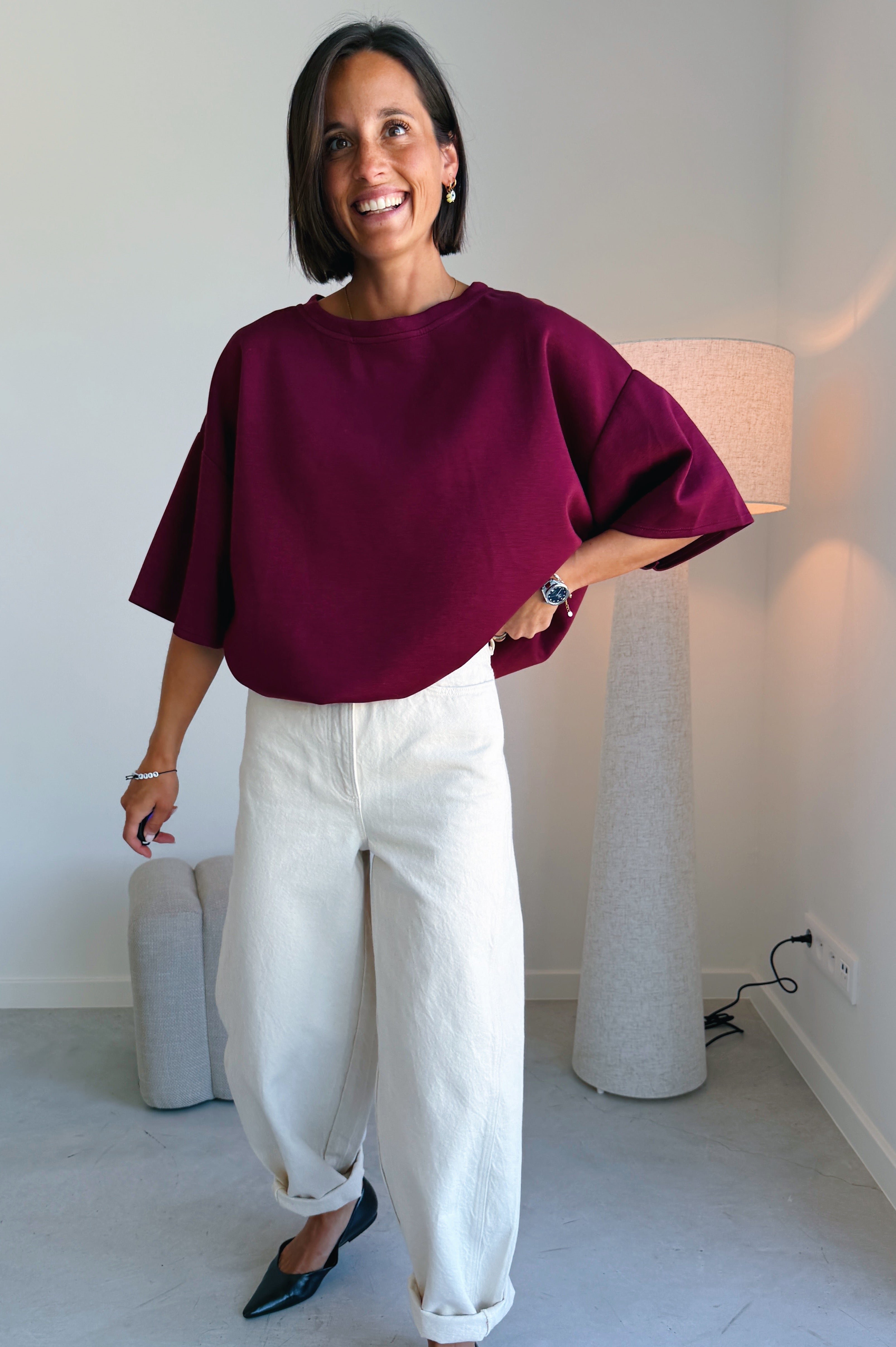 Chloe t-shirt bordeaux
