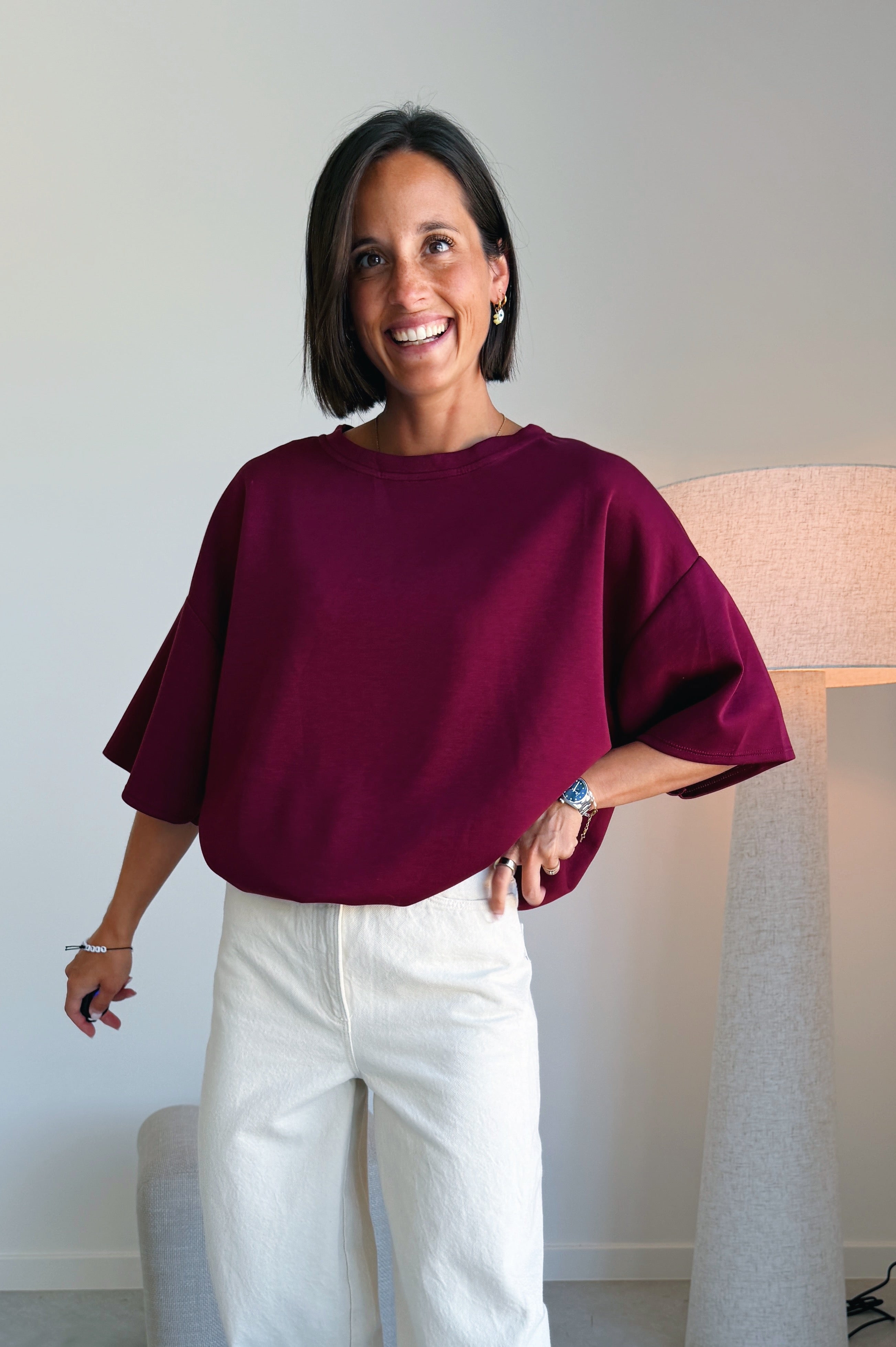 Chloe t-shirt bordeaux