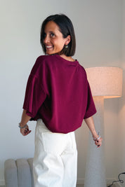 Chloe t-shirt bordeaux
