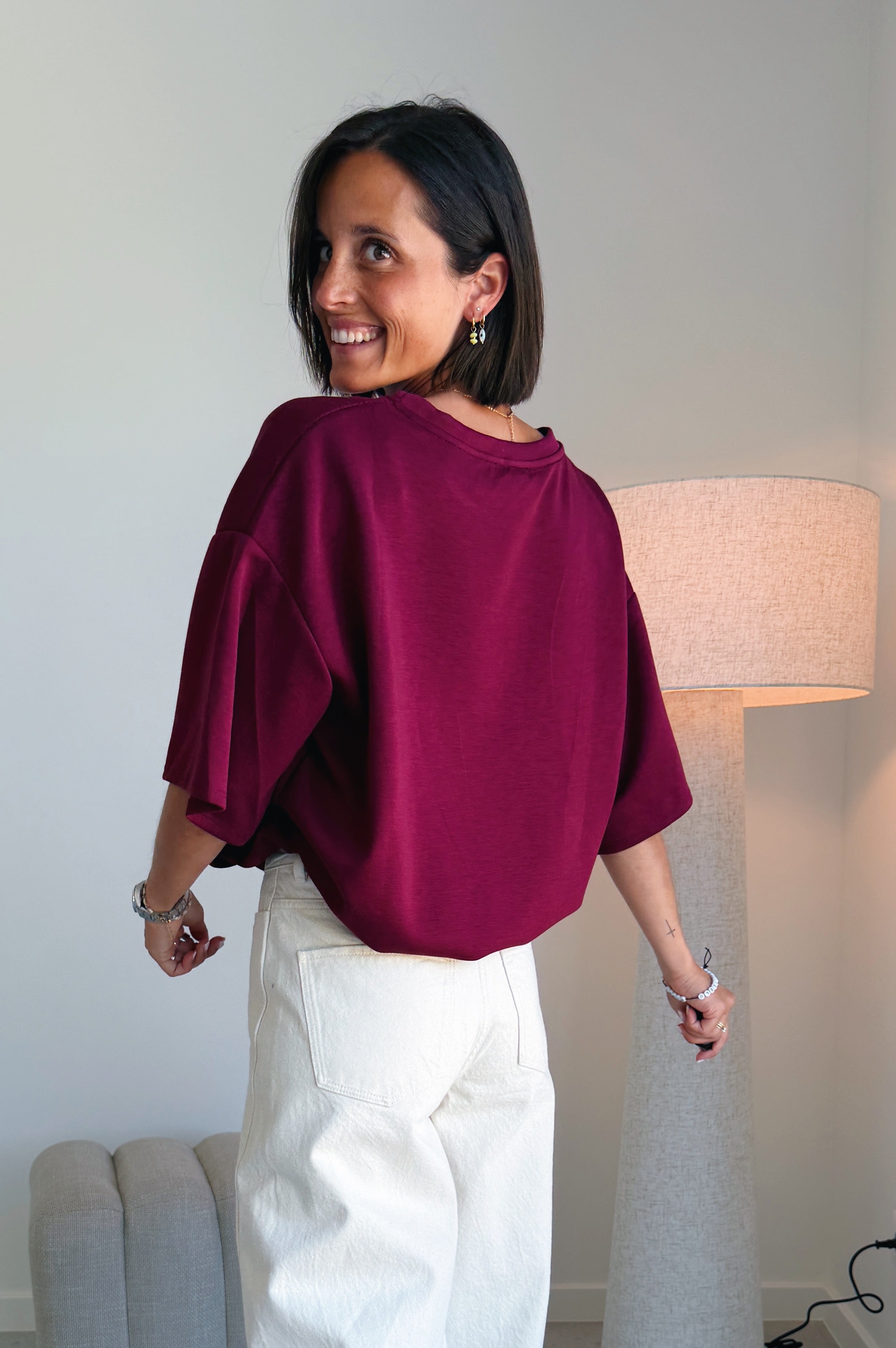Chloe t-shirt bordeaux