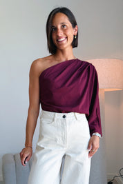 Josy top bordeaux