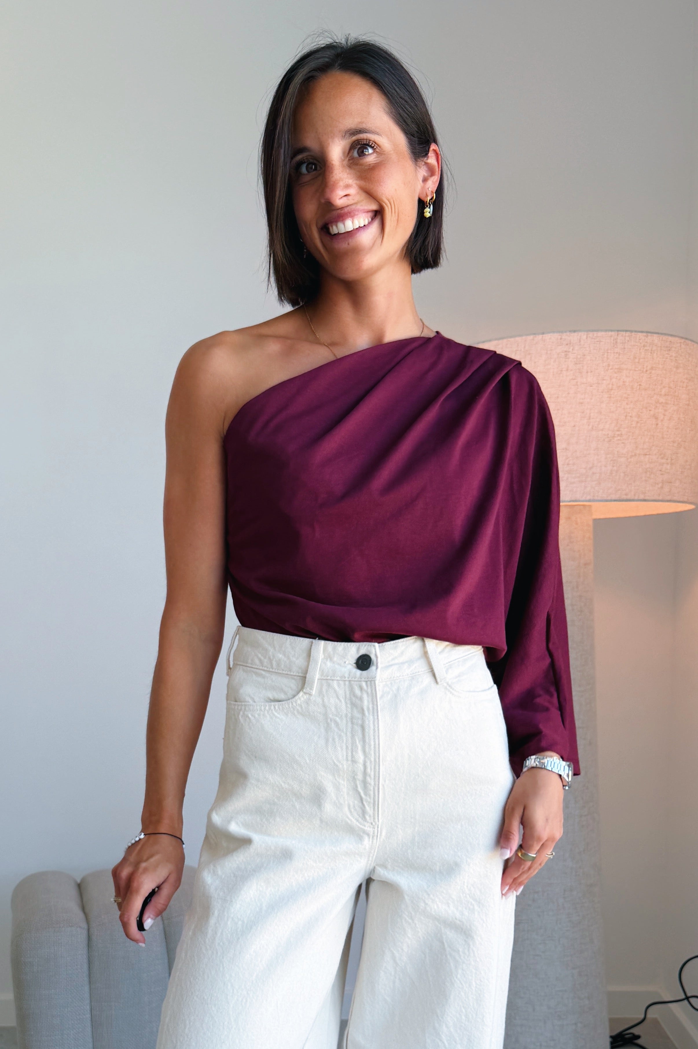 Josy top bordeaux