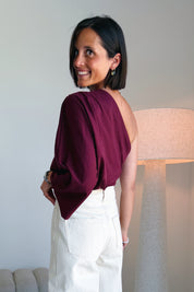 Josy top bordeaux