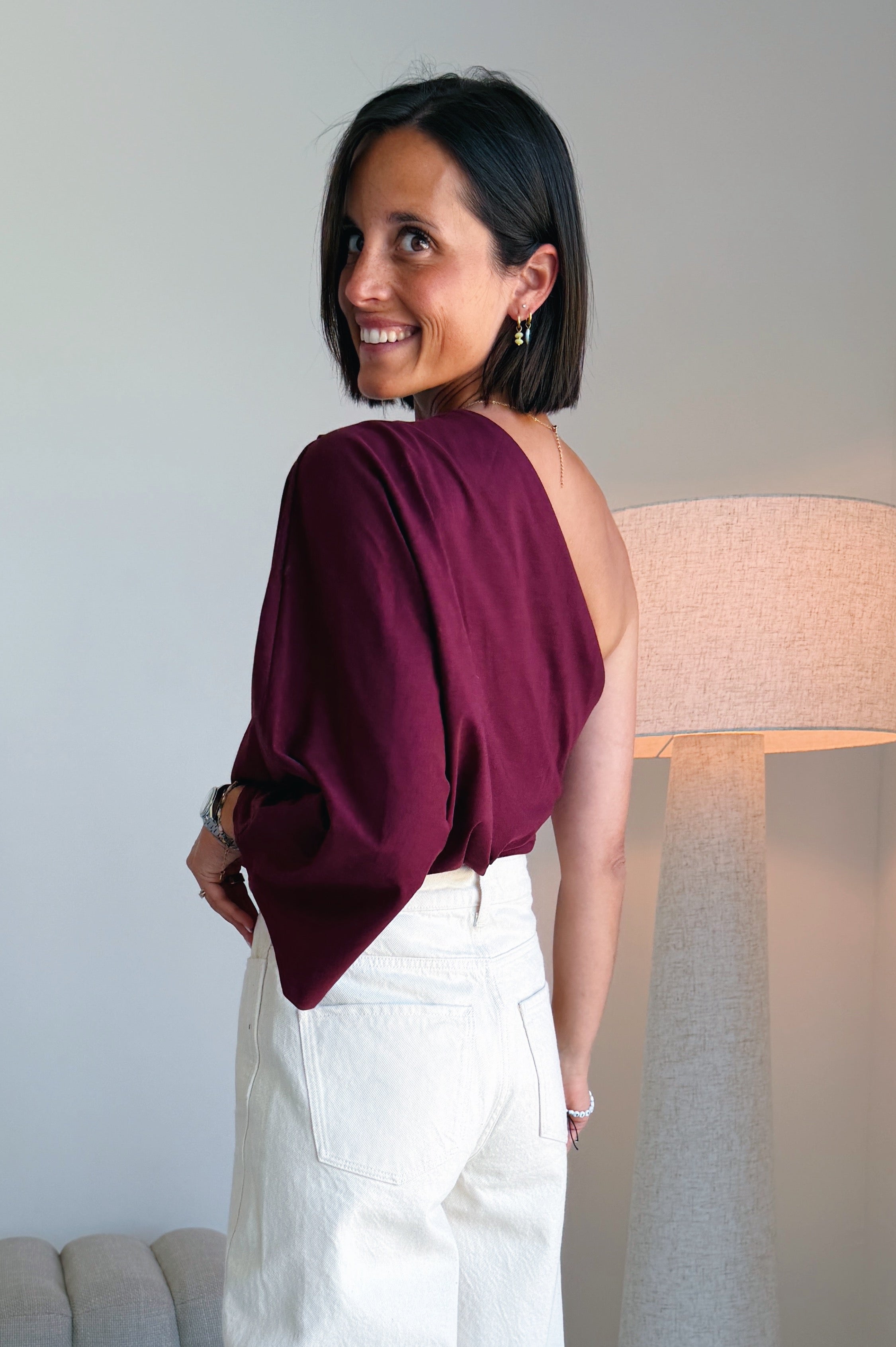 Josy top bordeaux