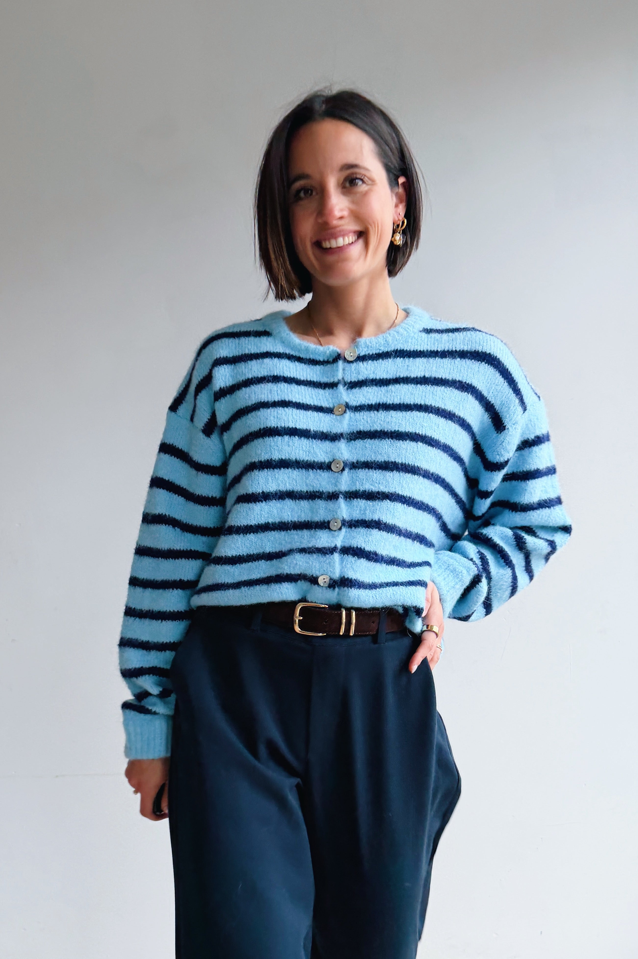 Vicky gilet blauw/marine