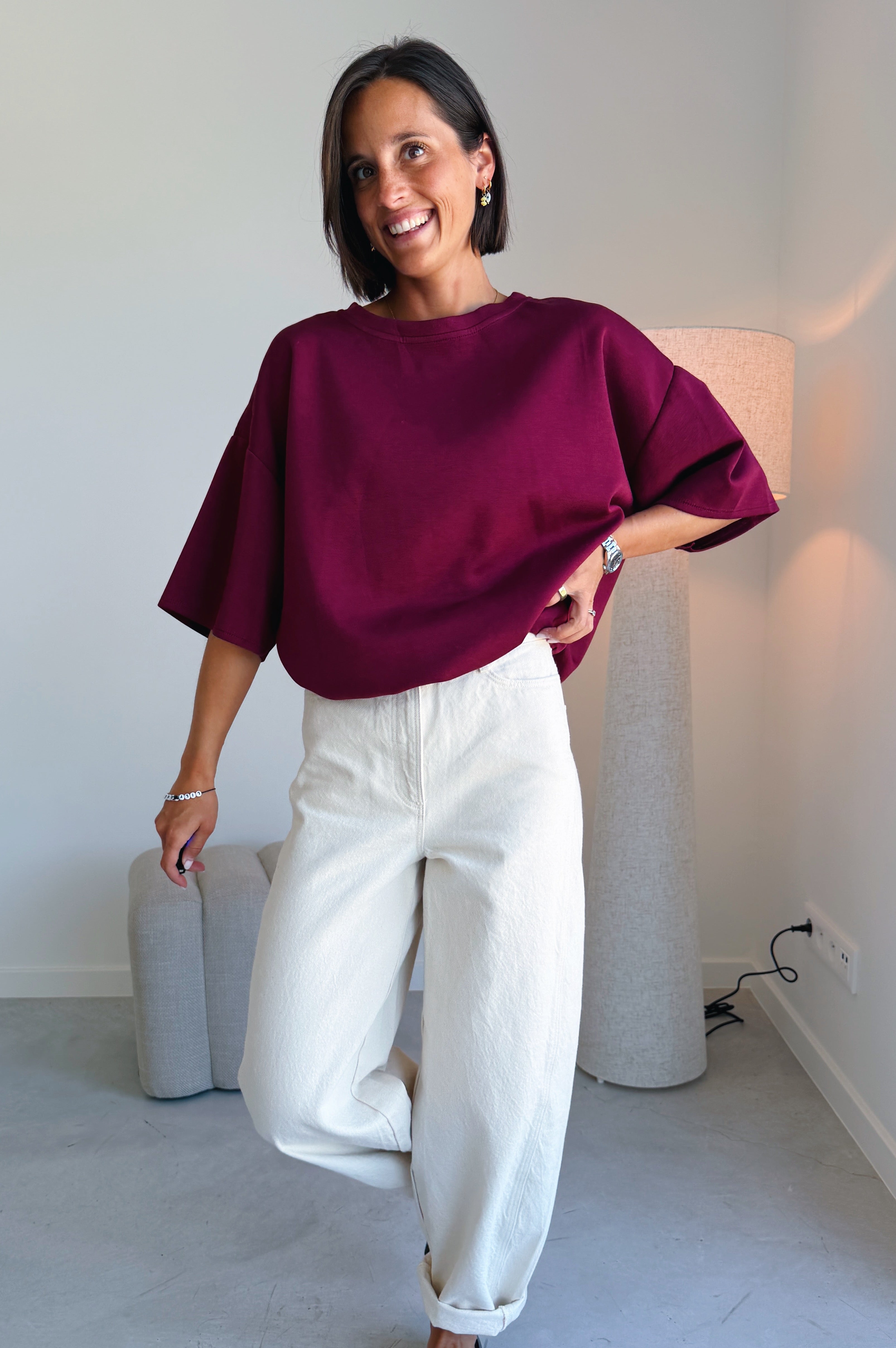 Chloe t-shirt bordeaux