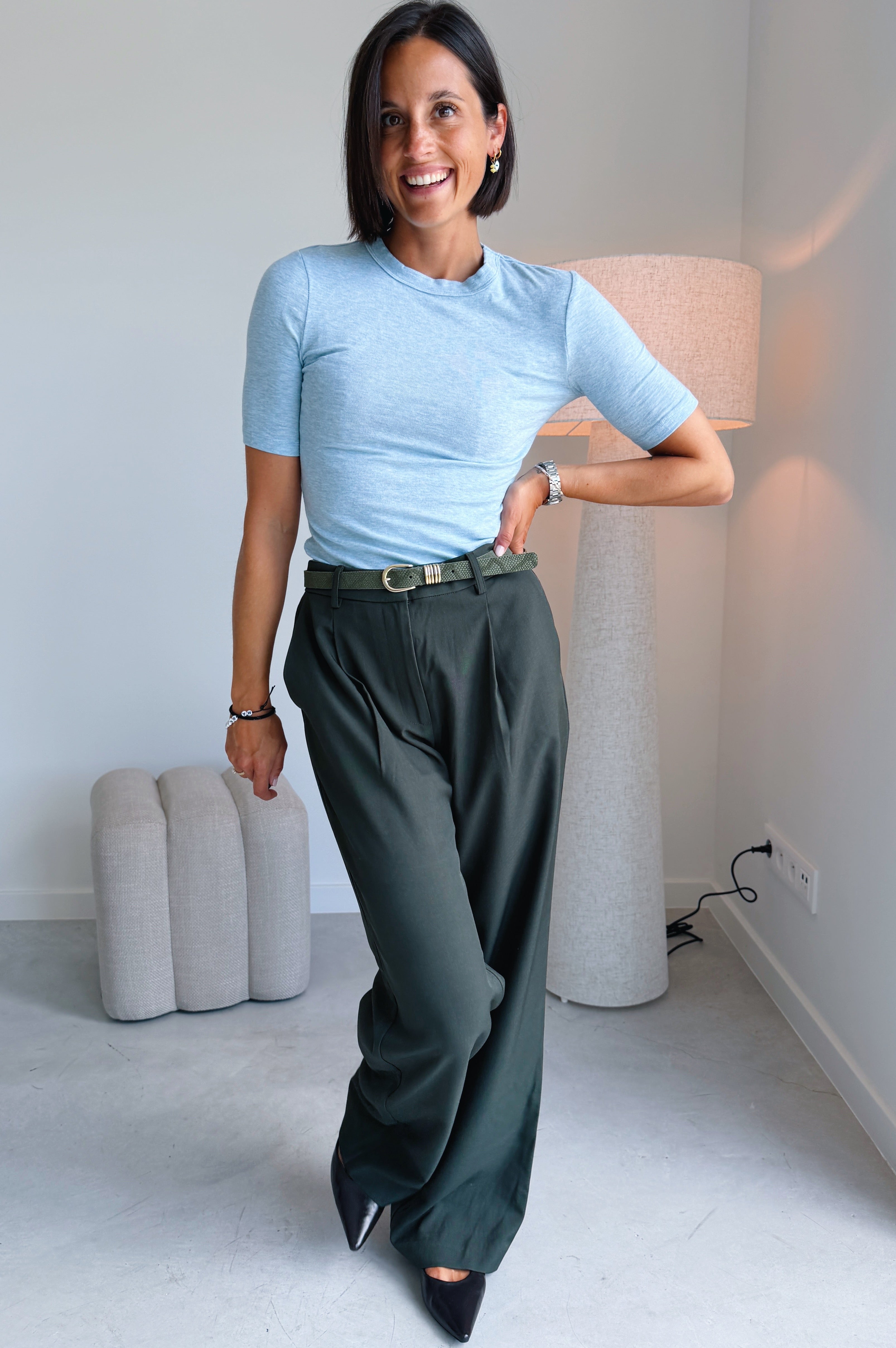 Fava wide leg broek