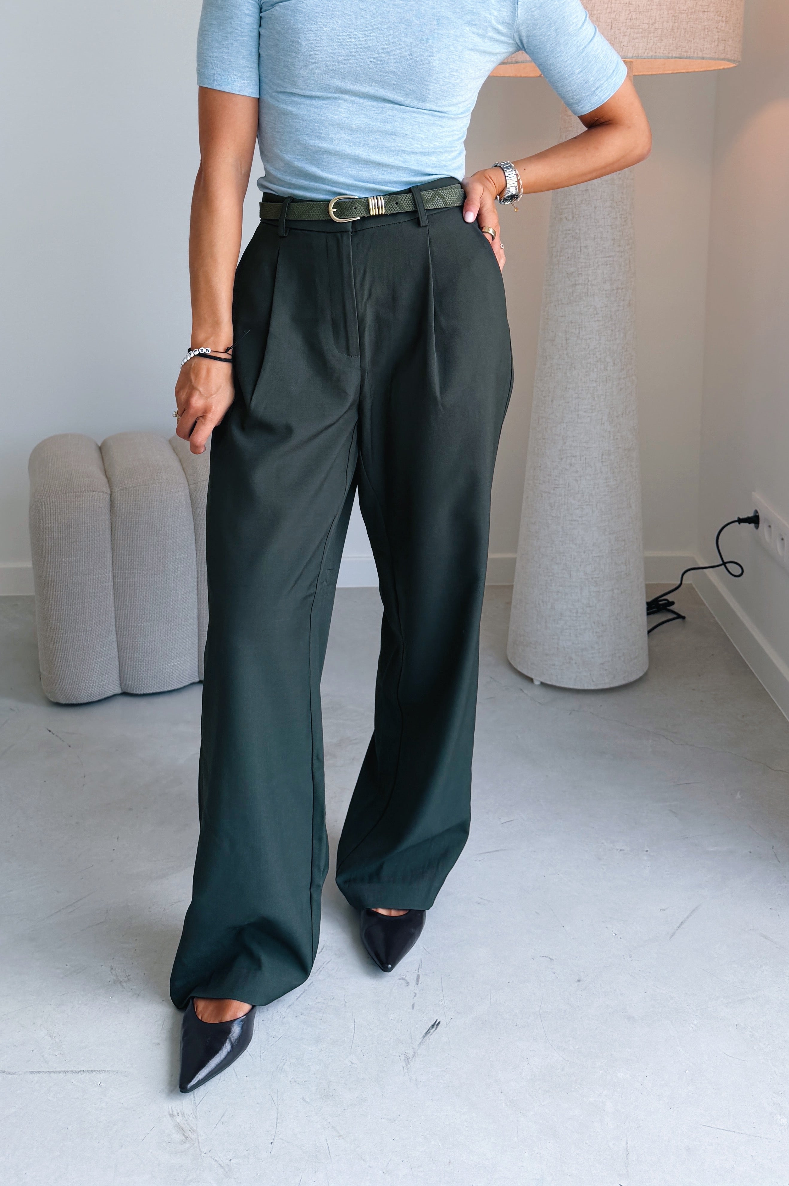 Fava wide leg broek