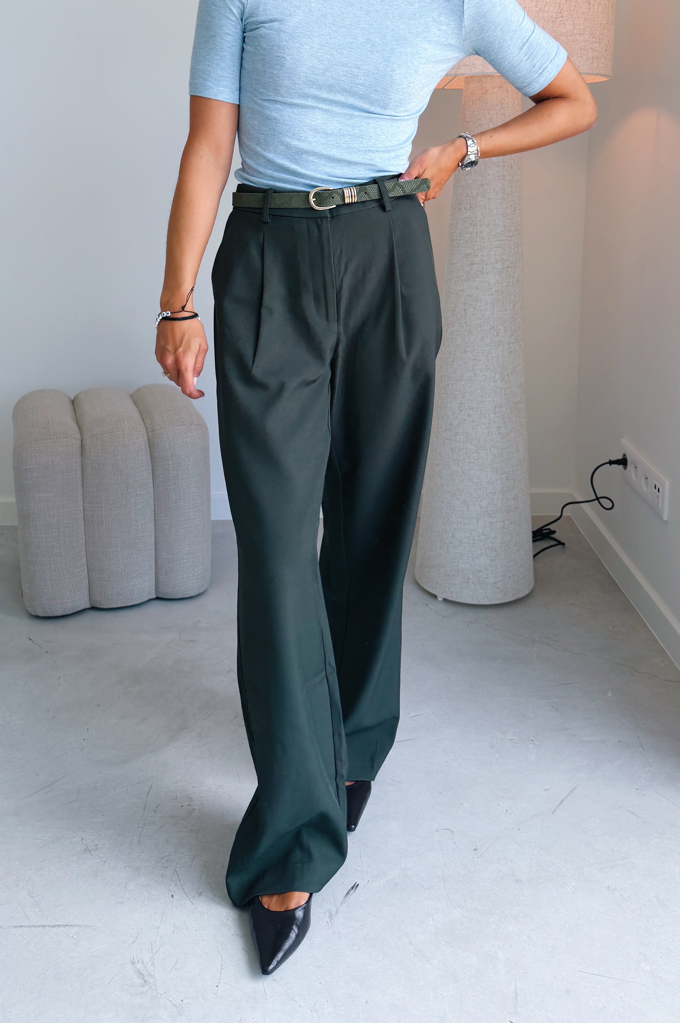Fava wide leg broek