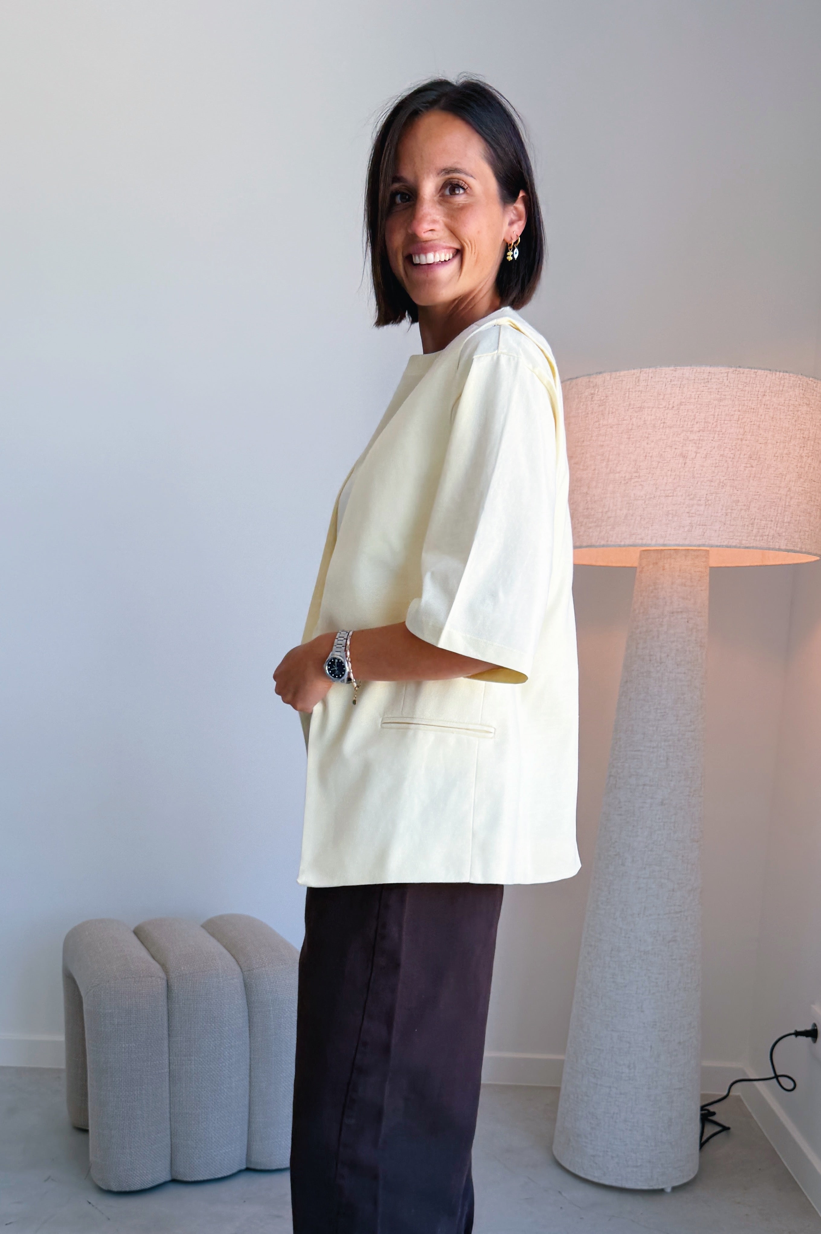 Willow mouwloze blazer