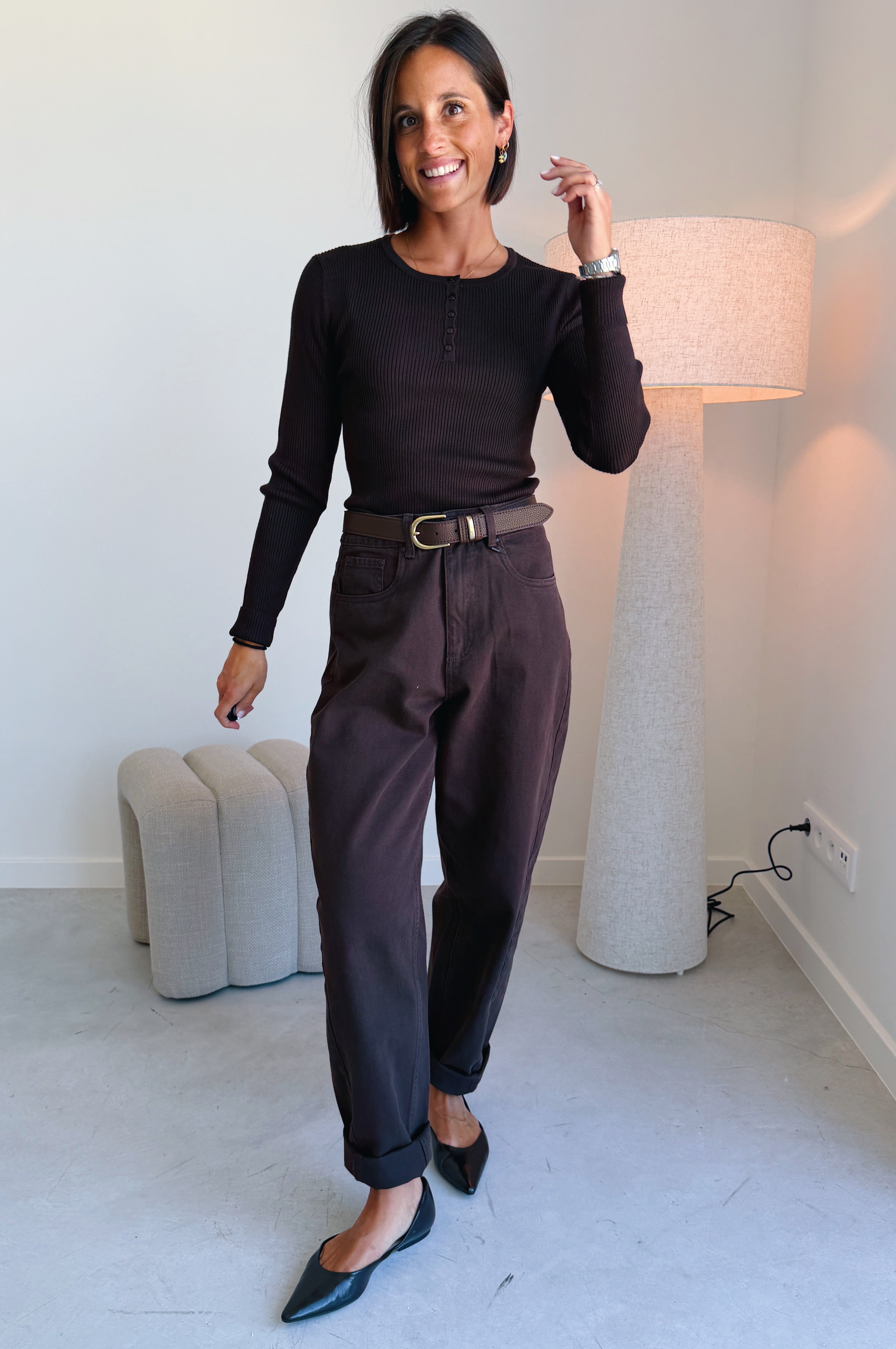 Bykamari jeans chocolade