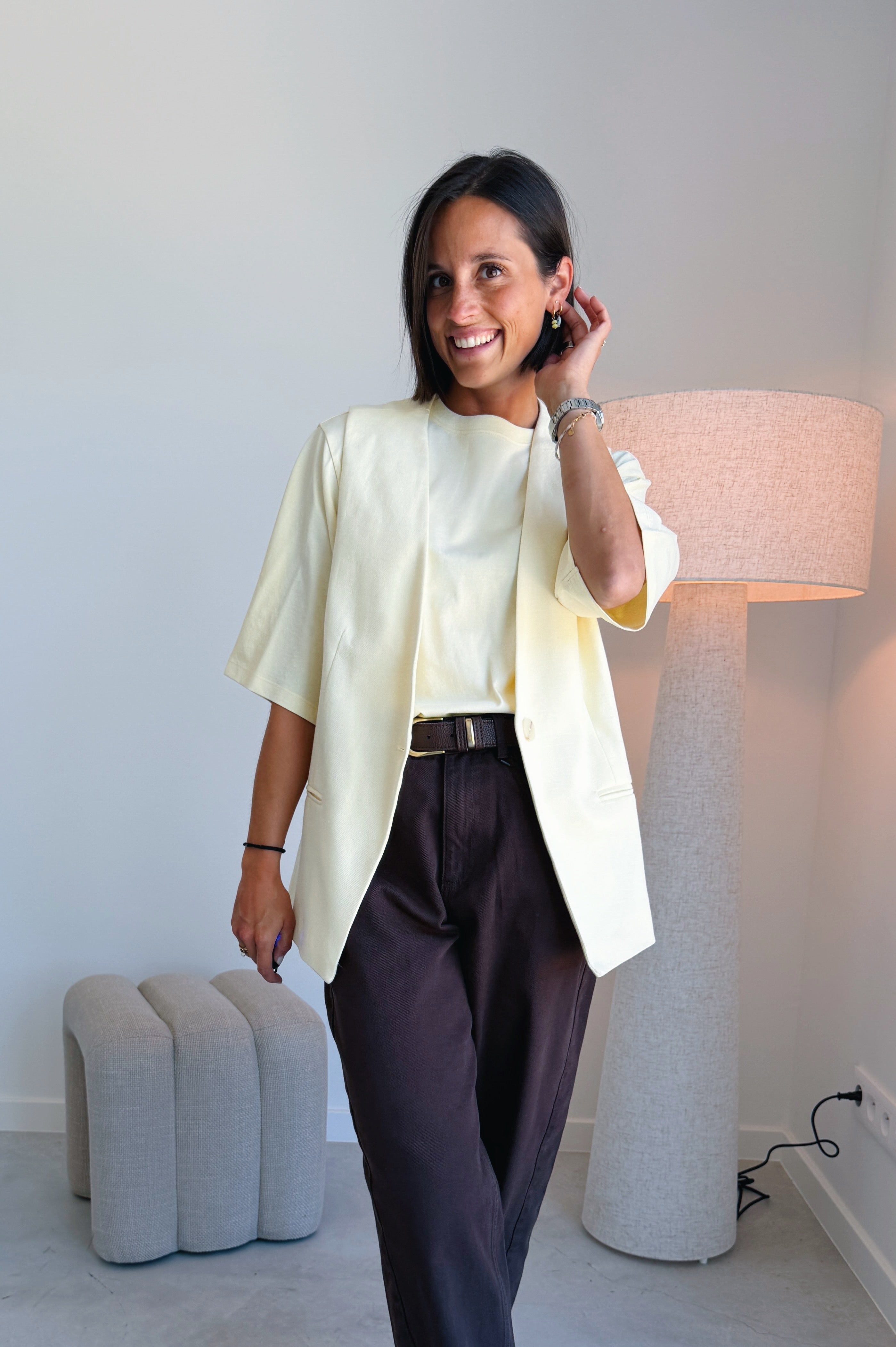 Willow mouwloze blazer