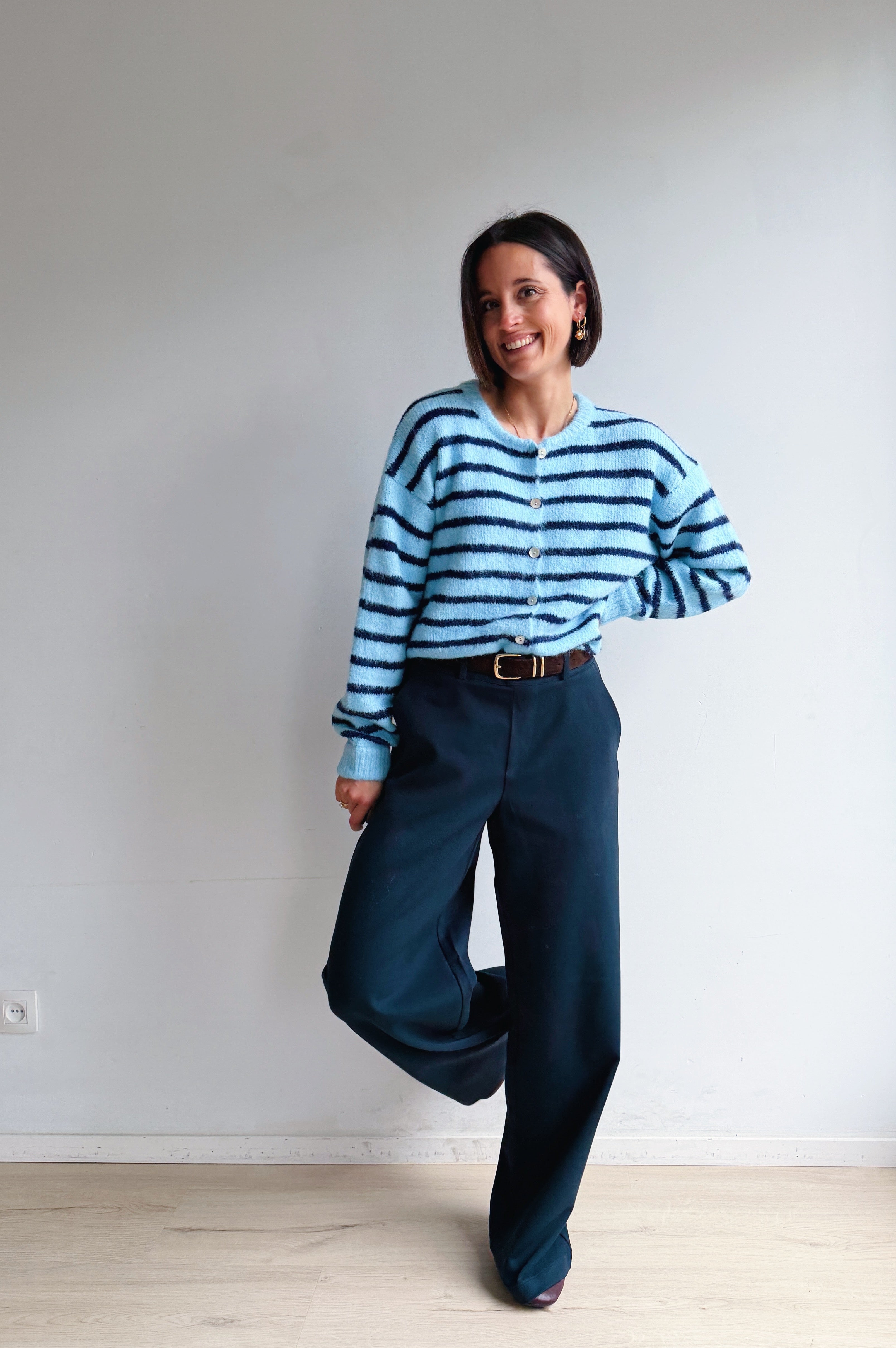 Vicky gilet blauw/marine