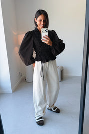 Debby blouse Hot Fudge