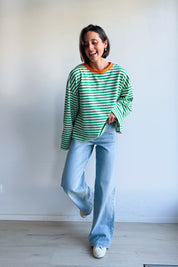 Liva longsleeve groen