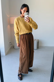 Nola cargo broek camel