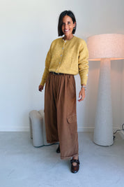 Nola cargo broek camel