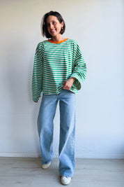 Liva longsleeve groen