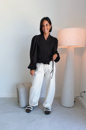 Debby blouse Hot Fudge