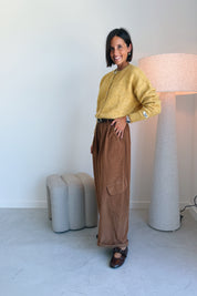 Nola cargo broek camel
