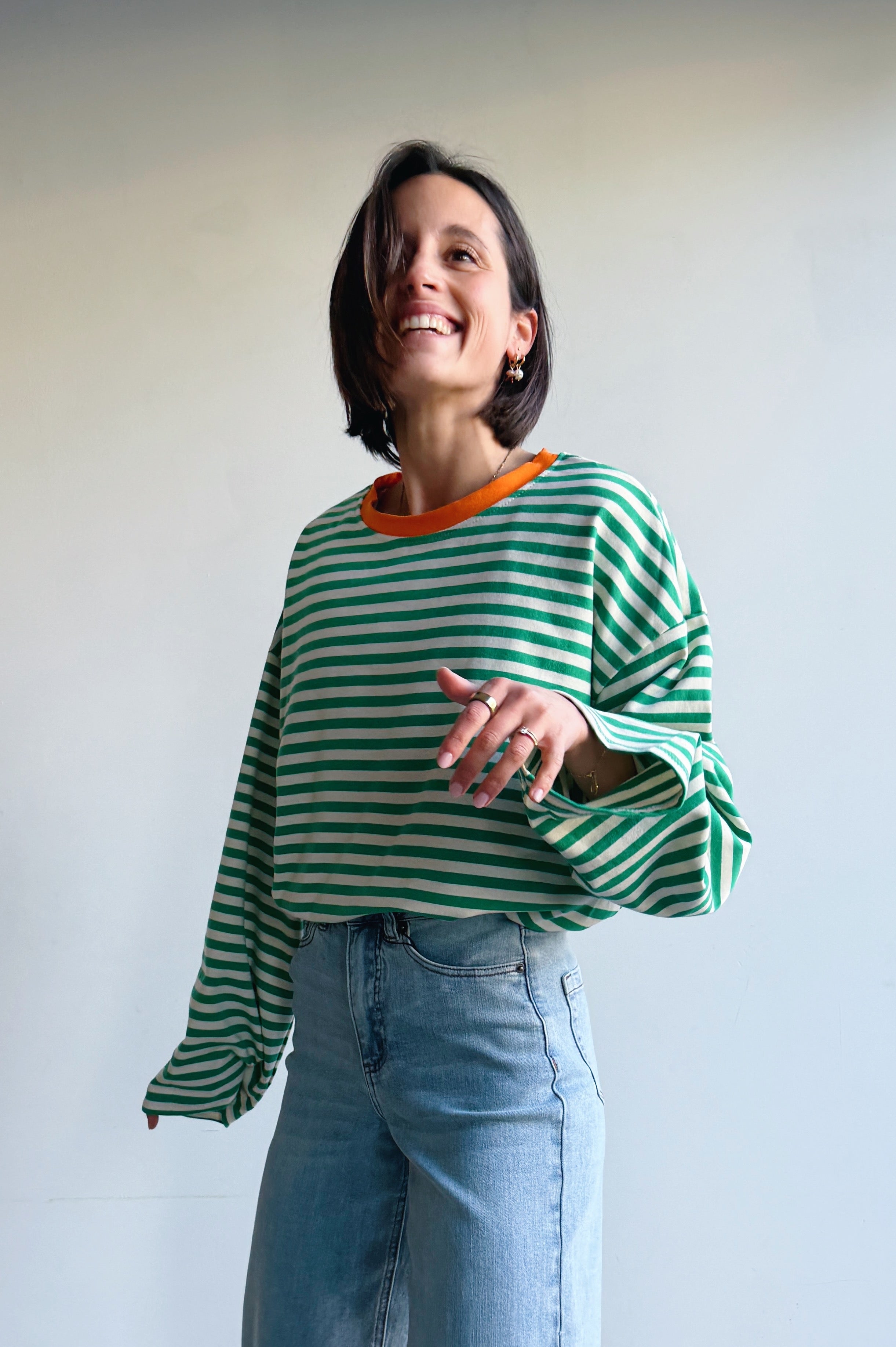 Liva longsleeve groen