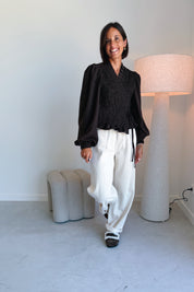 Debby blouse Hot Fudge