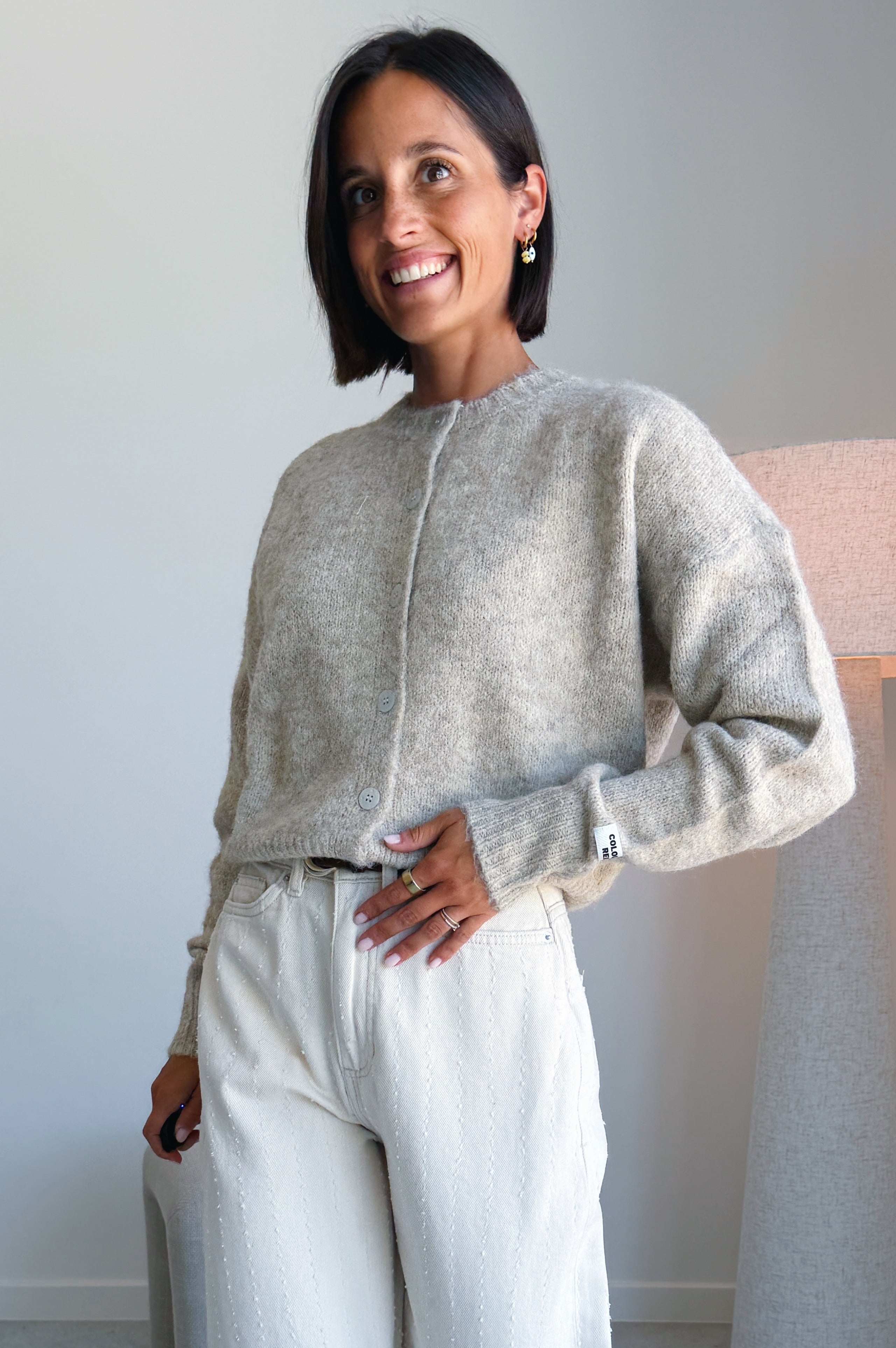 Yara gilet beige