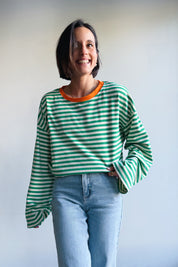 Liva longsleeve groen