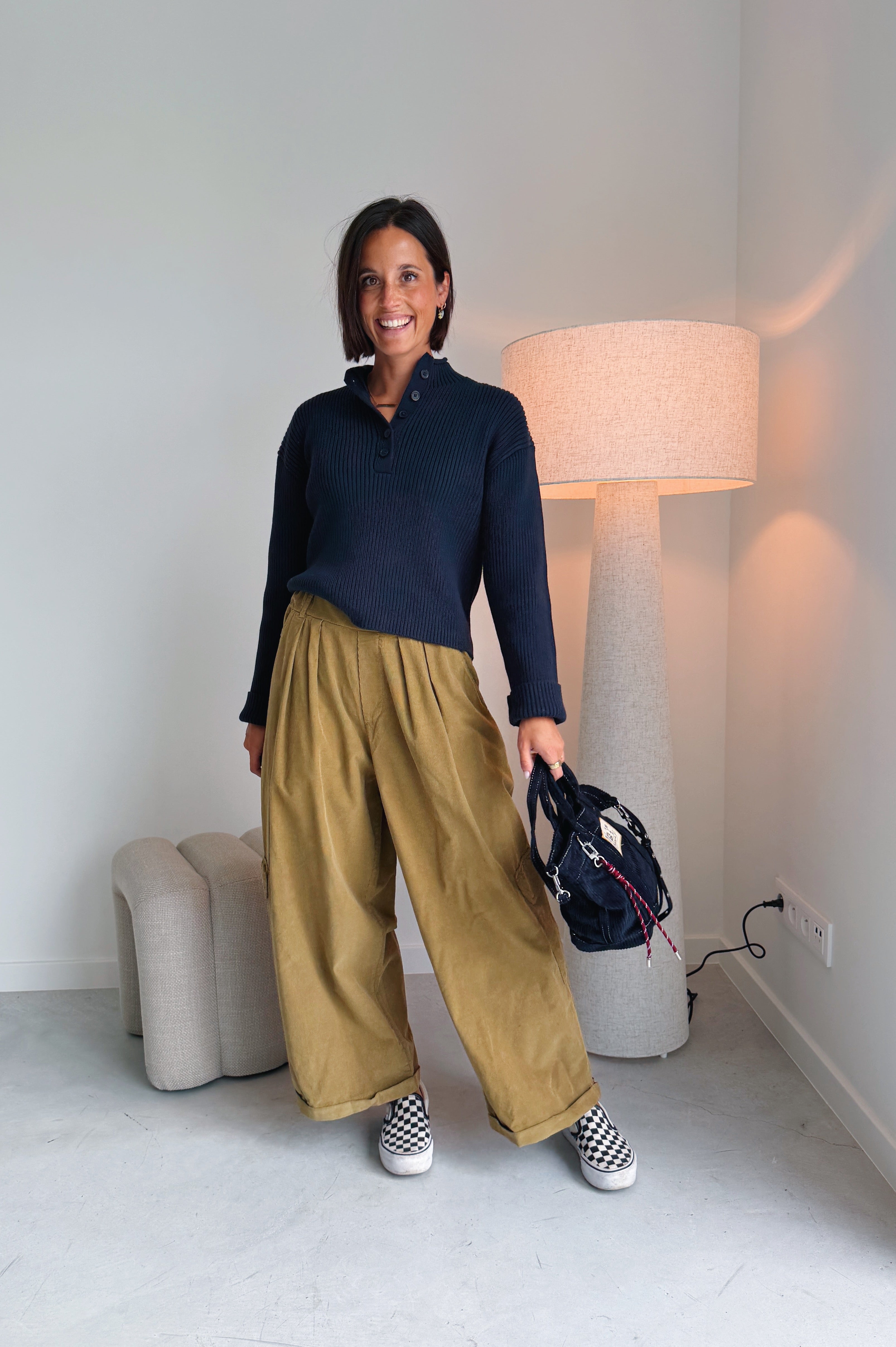 Nola cargo broek khaki