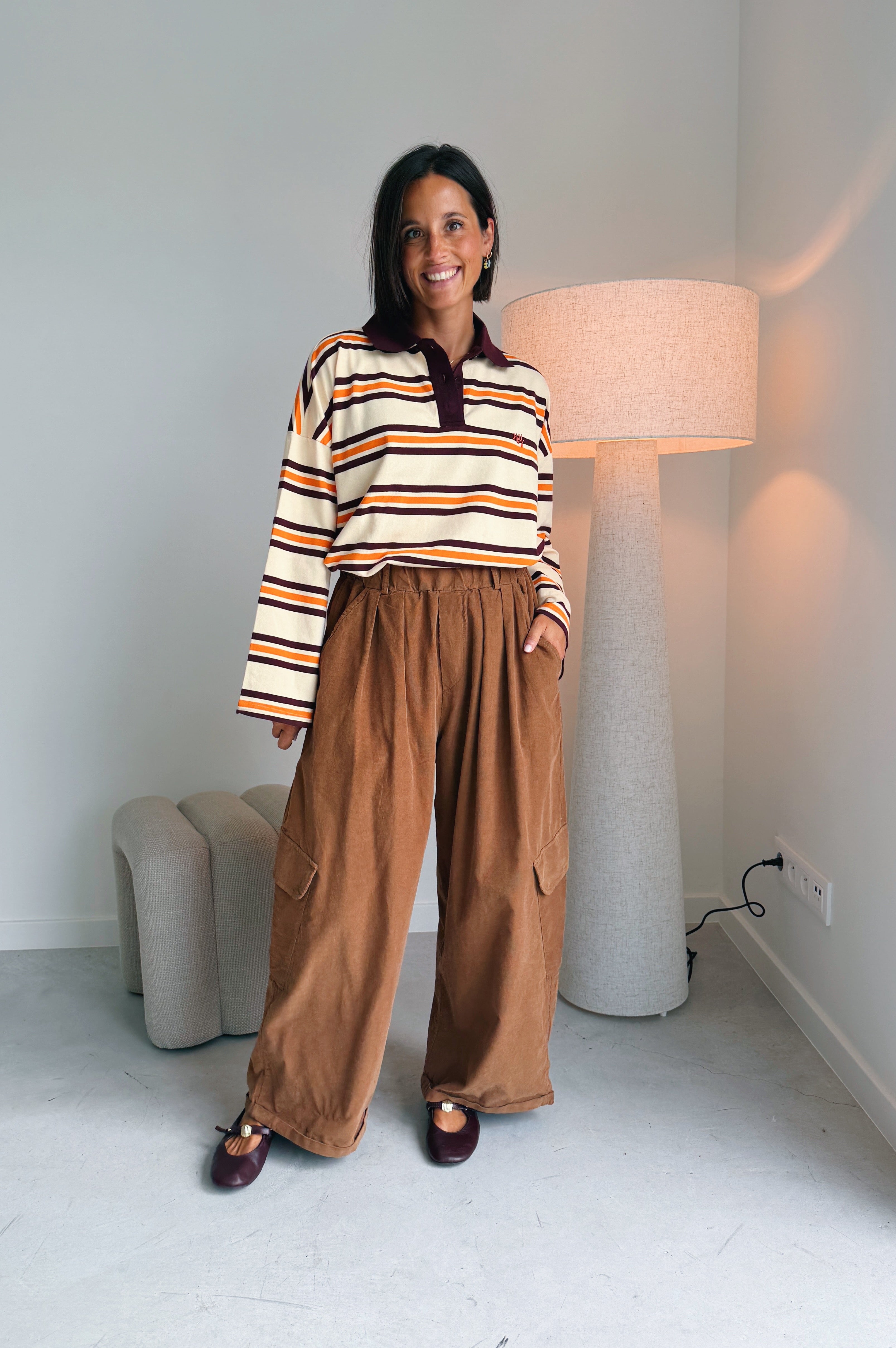 Nola cargo broek roest