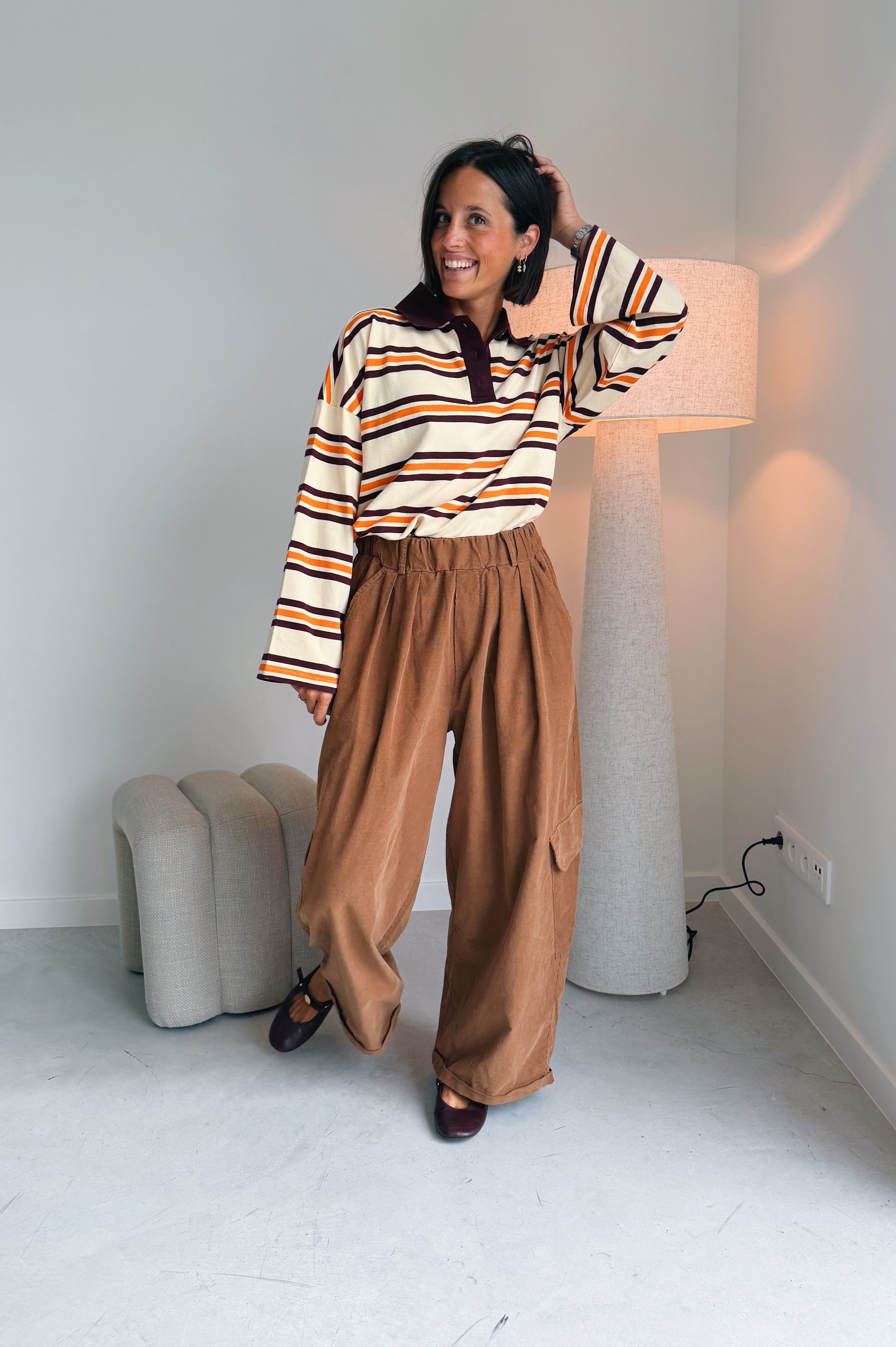 Nola cargo broek roest