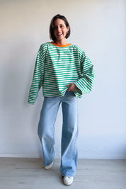 Liva longsleeve groen