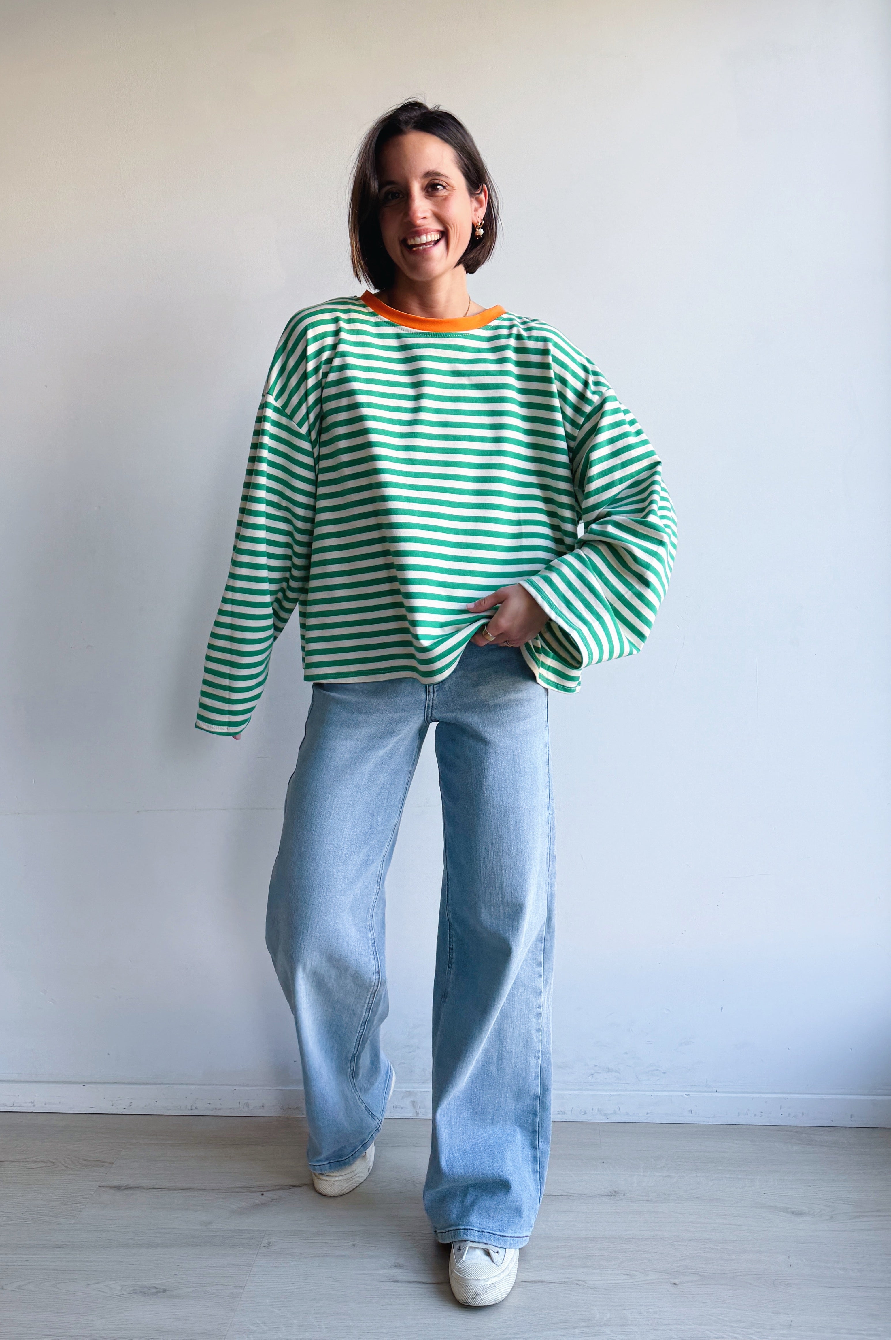 Liva longsleeve groen