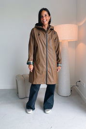 Avan regenjas camel