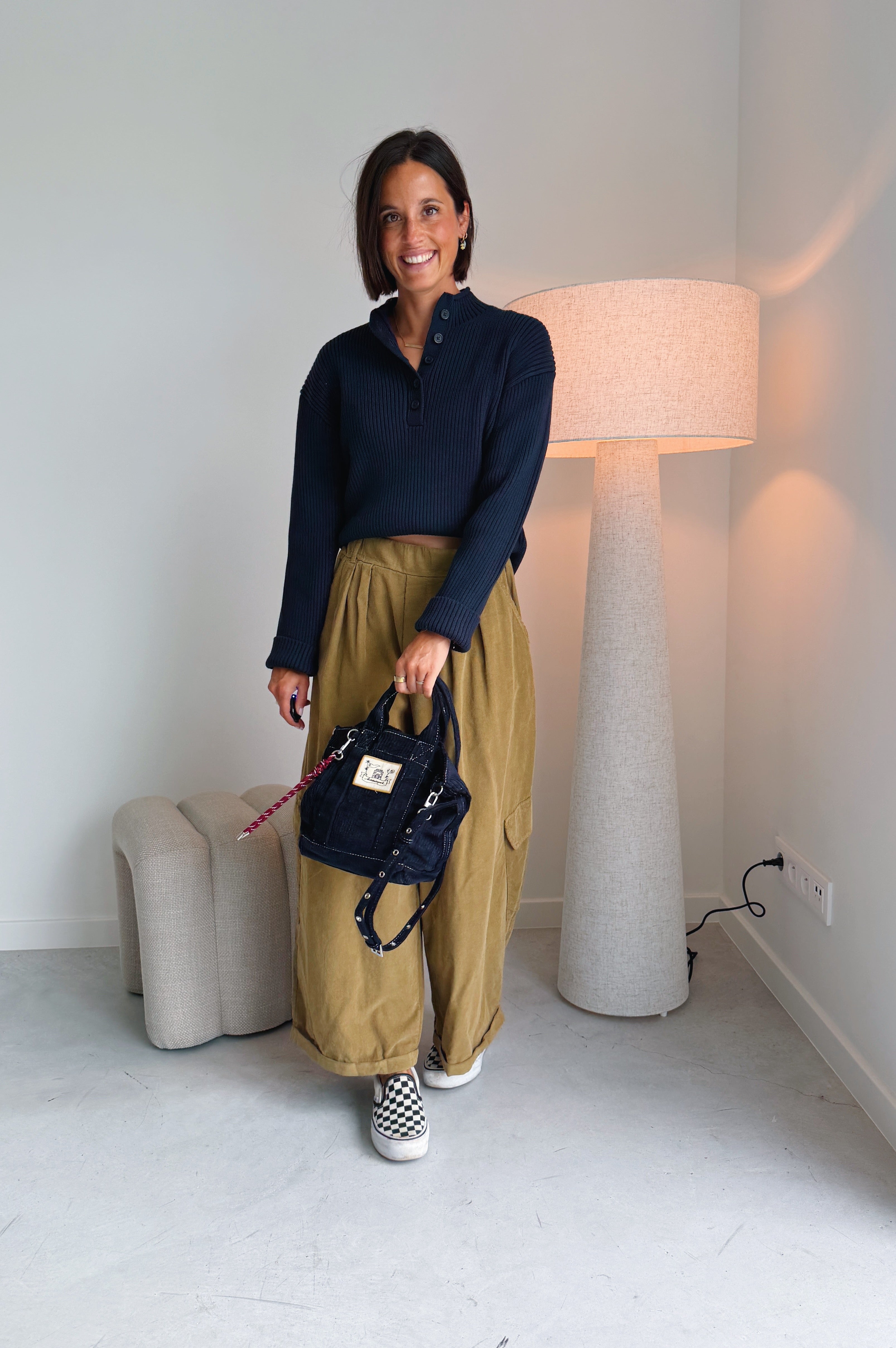 Nola cargo broek khaki