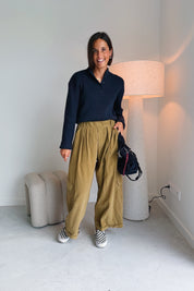 Nola cargo broek khaki