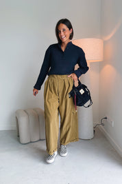 Nola cargo broek khaki