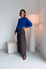 Nola cargo broek chocolade