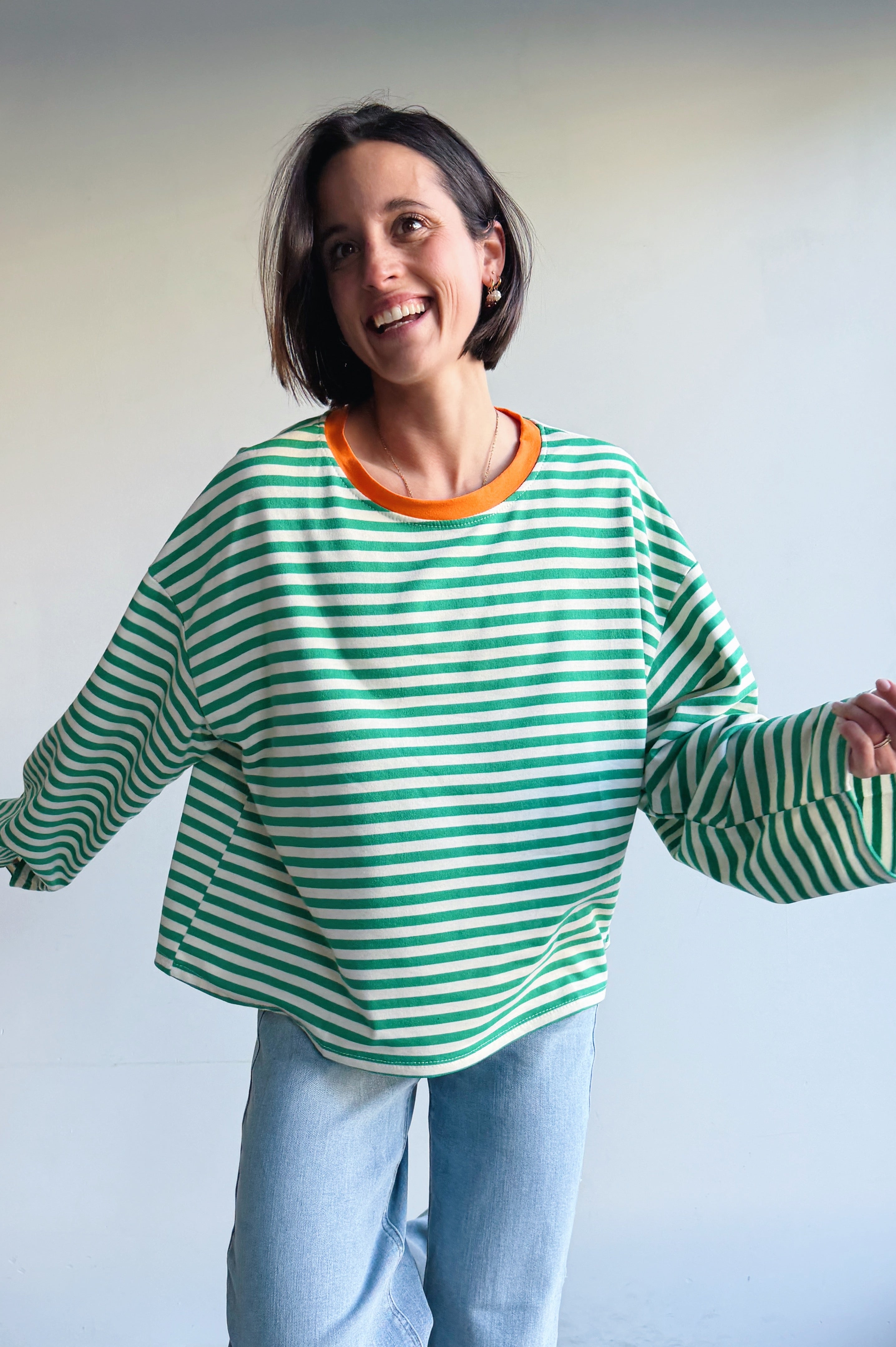 Liva longsleeve groen