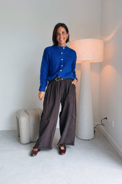 Nola cargo broek chocolade