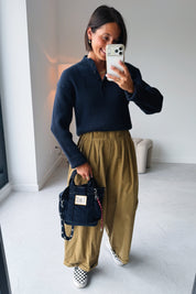Nola cargo broek khaki