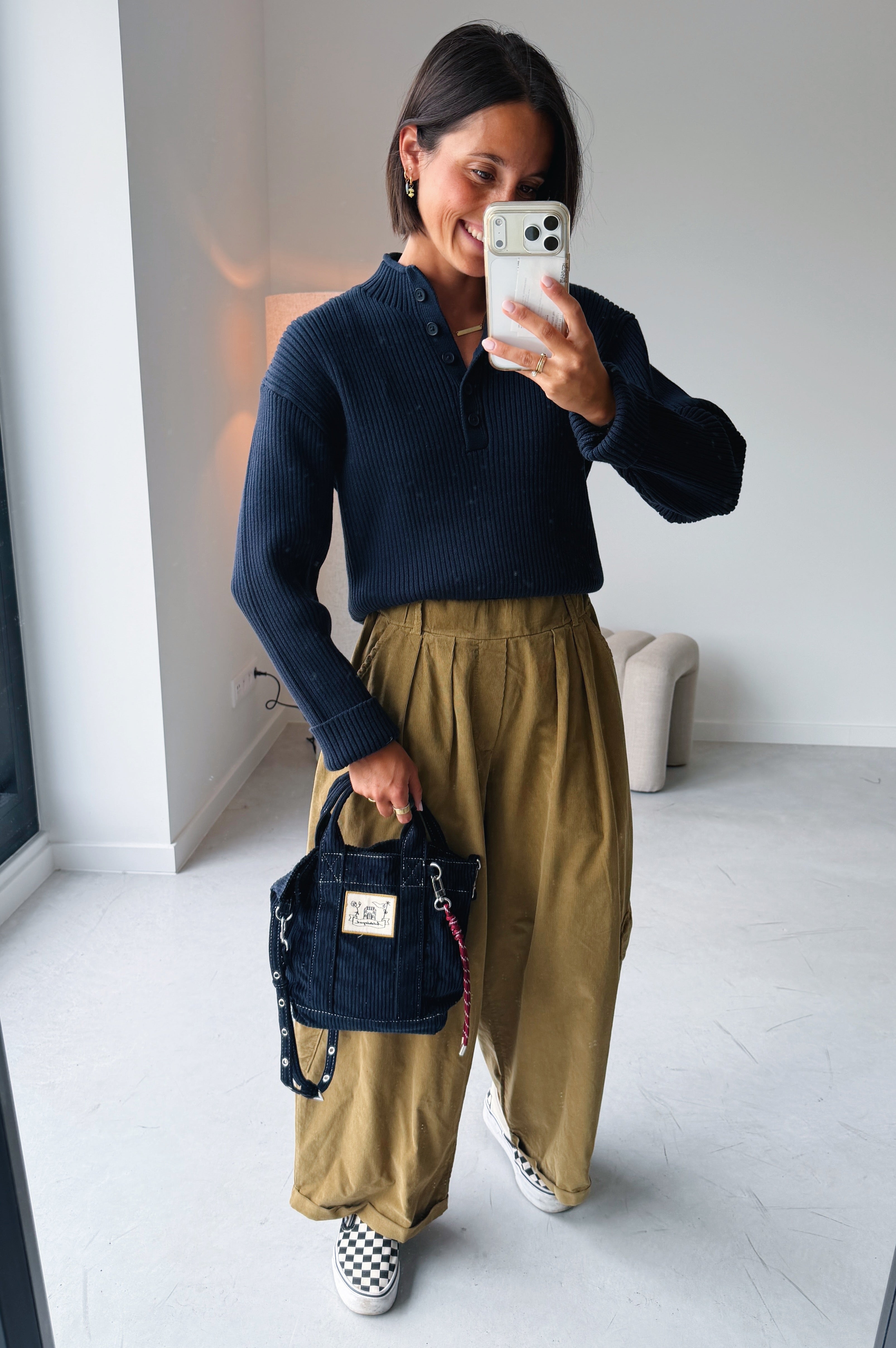 Nola cargo broek khaki