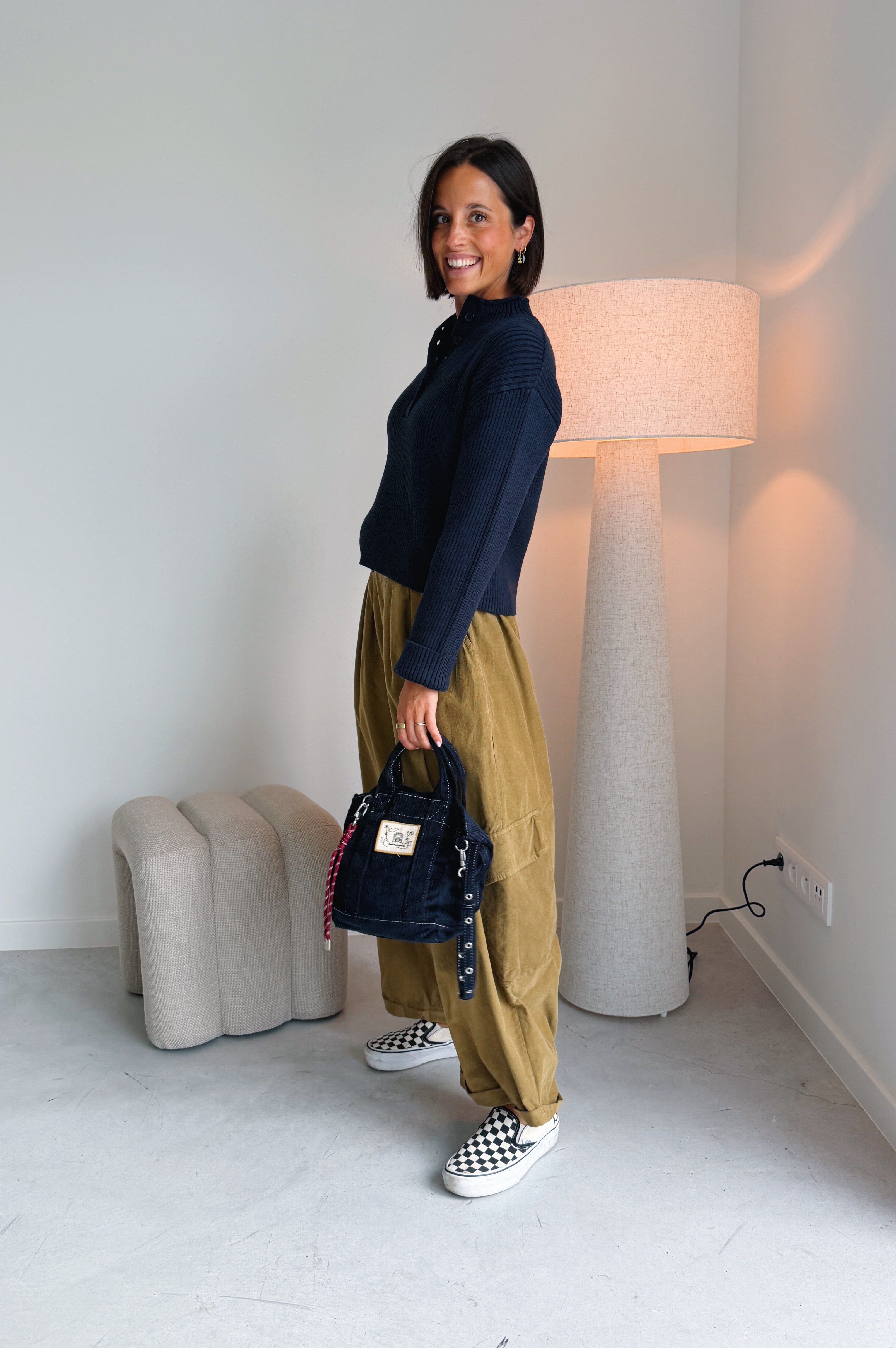 Nola cargo broek khaki