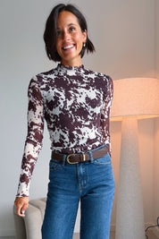 Neyo cow mesh top