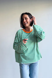 Liva longsleeve groen