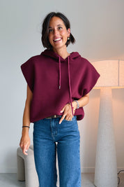 Mila hoodie bordeaux